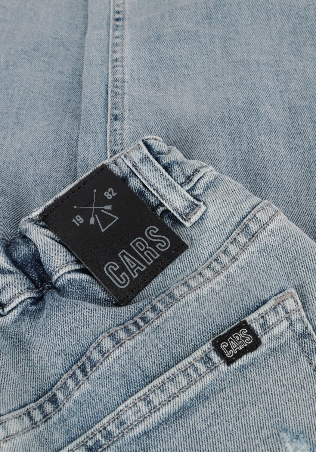 CARS JEANS Straight leg jeans BRY DAMAGE en bleu - large