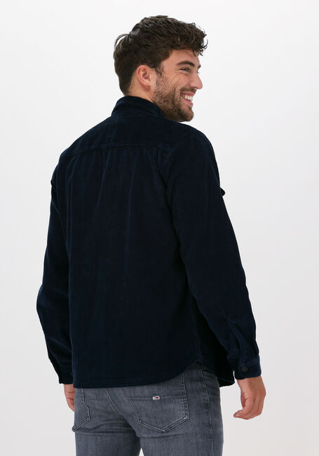 SELECTED HOMME Surchemise SLHLOOSEDECKER OVERSHIRT LS CO en bleu - large