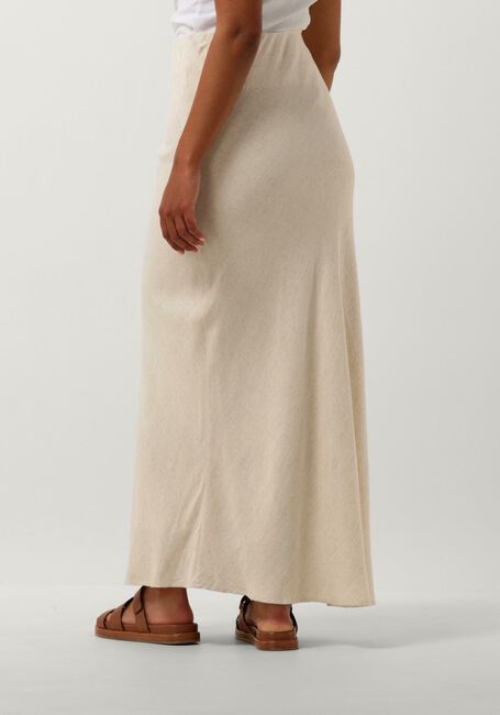 Gebroken wit NEO NOIR Maxirok VISO LINEN SKIRT - large