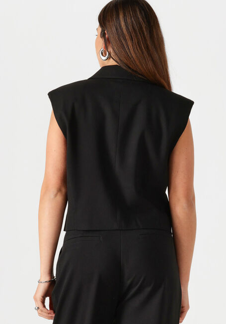 Zwarte COPENHAGEN MUSE Gilet CMTAILOR-SHORT WAISCOAT - large
