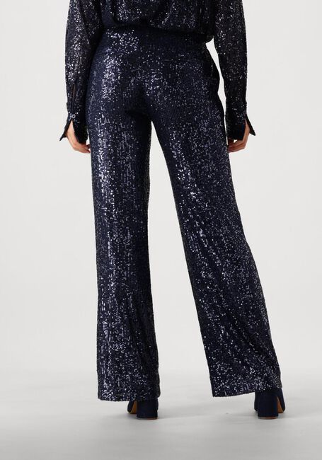 SECOND FEMALE Pantalon large MOONSHINE TROUSERS en bleu - large