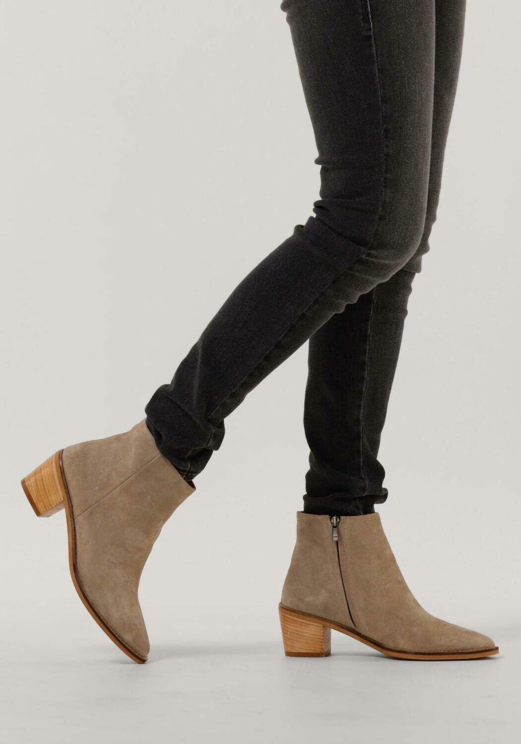 Beige NOTRE-V Enkellaarsjes 139 2328 - large