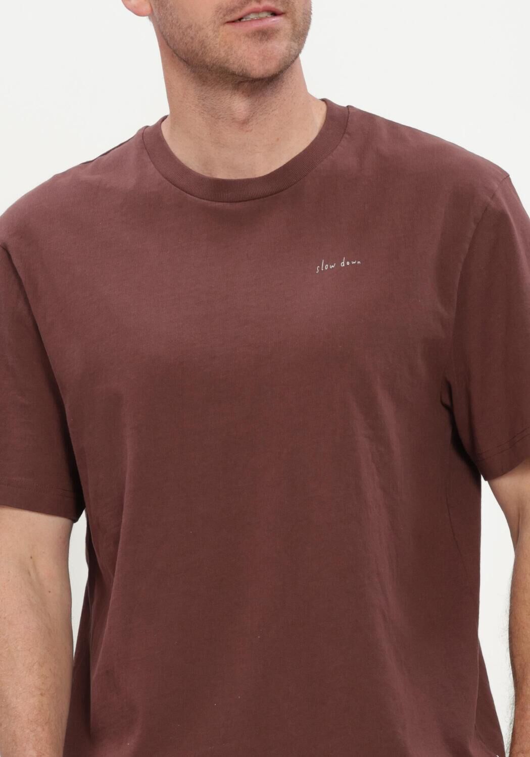 Bruine FOR&Eacute;T T-shirt HAZE T-SHIRT MOLE - large