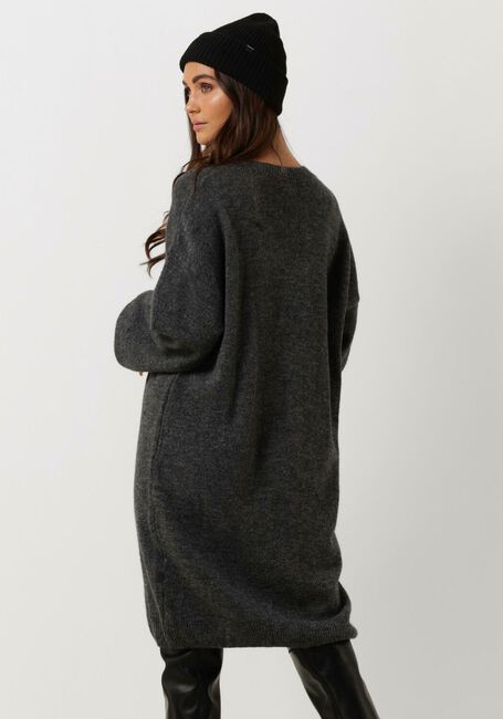 Grijze SIMPLE Midi jurk ZAZA KNIT-WO-22-3 - large
