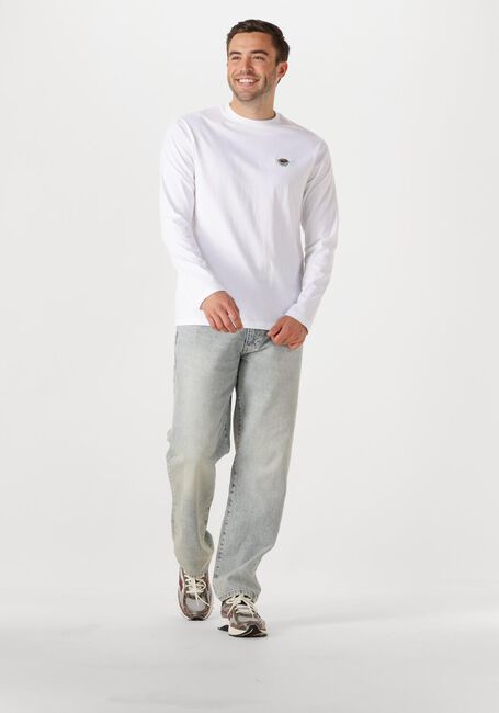 FORÉT T-shirt RELAX LONG SLEEVE en blanc - large