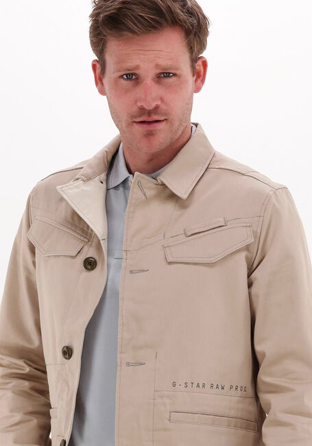 G-STAR RAW Surchemise WORKER OVERSHIRT en beige - large