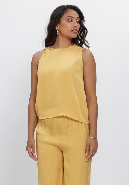 SELECTED WOMEN Haut SLFLAURA SL TRIM TOP B en beige - large