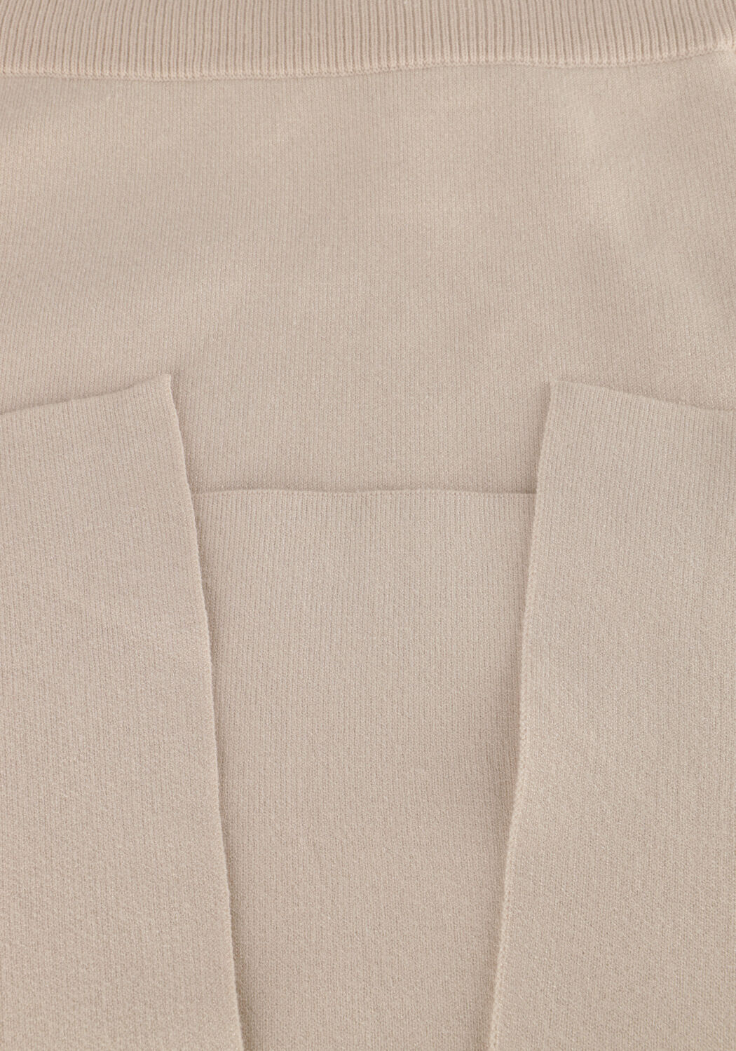 Beige OBJECT Maxirok OBJREYNARD HW KNIT SKIRT - large