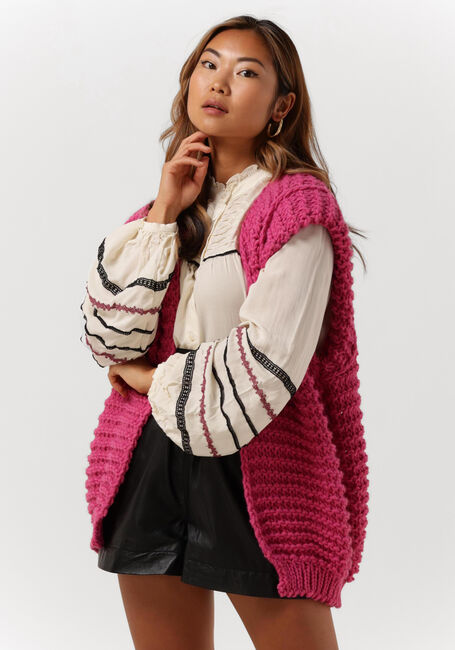 NOTRE-V Gilet KNIT GILET en rose - large