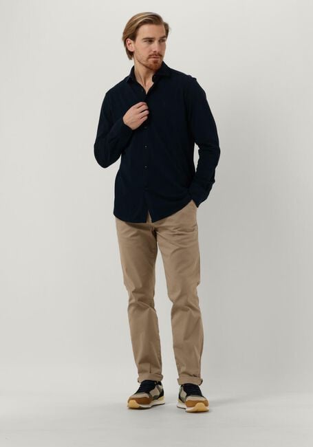 DSTREZZED Chemise décontracté KIRK SHIRT MELANGE PIQUE Bleu foncé - large