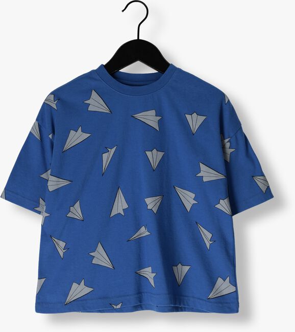 Jelly Mallow T-shirt PAPER AIRPLANE T-SHIRT en bleu - large