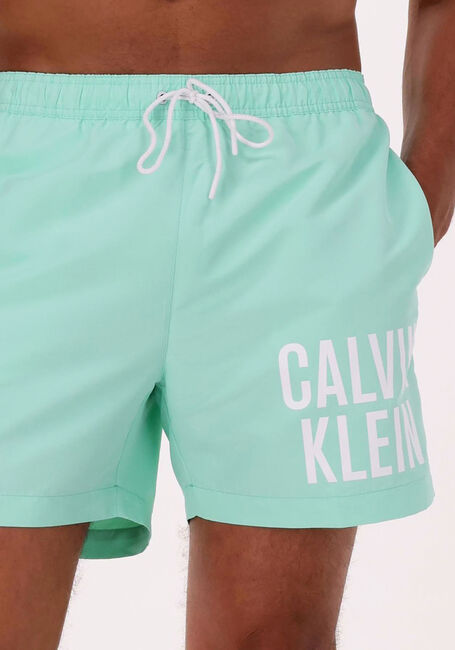 CALVIN KLEIN UNDERWEAR MEDIUM DRAWSTRING Shorts de bain Menthe - large