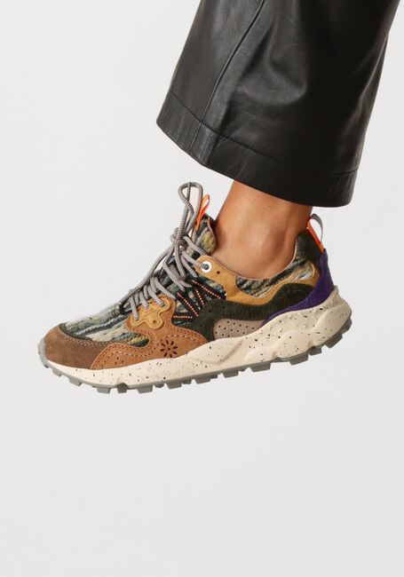 FLOWER MOUNTAIN Baskets basses YAMANO 3 UNI en taupe - large