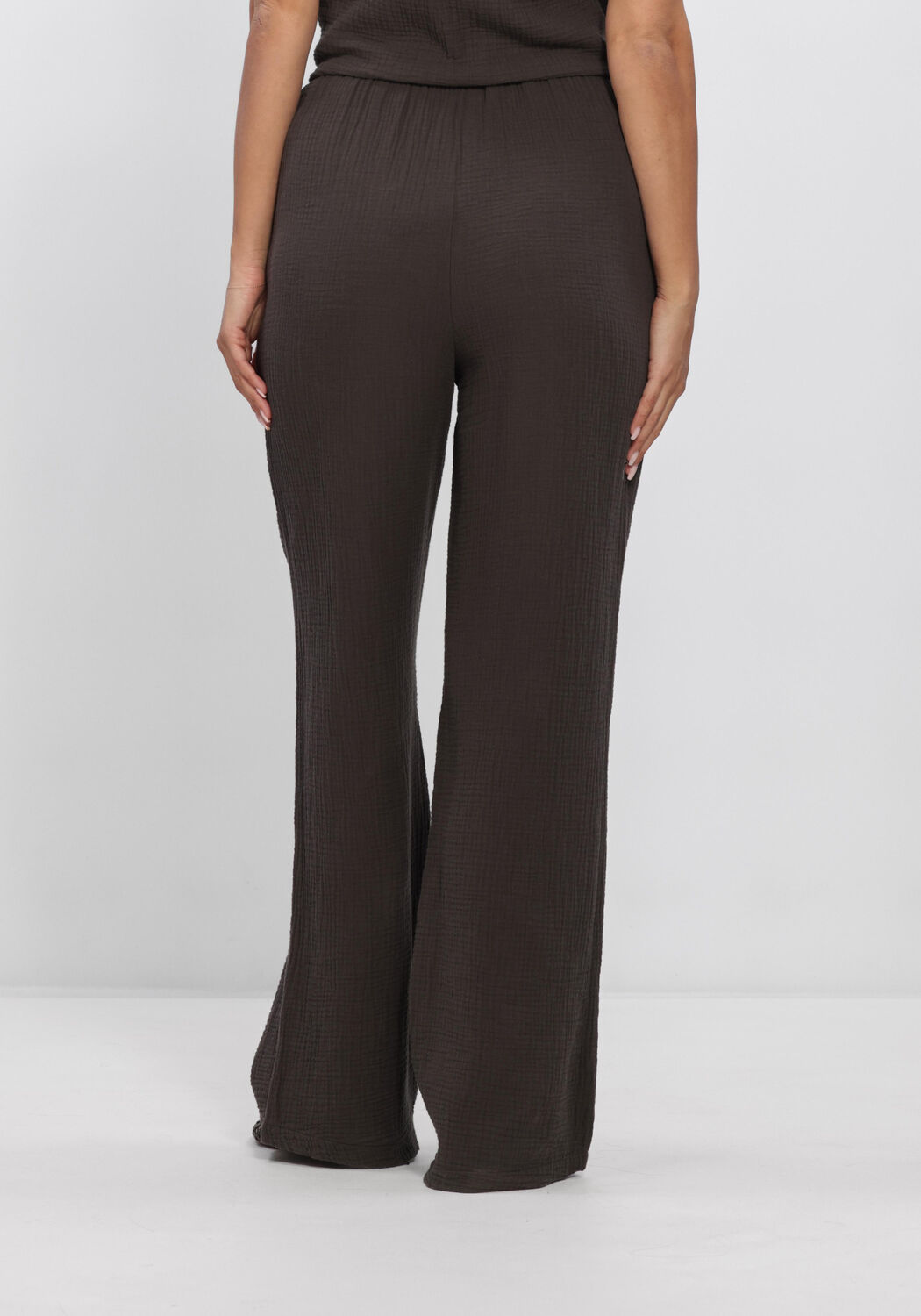 PENN & INK Pantalon large TROUSERS Sable - large