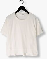 Witte SELECTED FEMME T-shirt SLFWILLE SS KNIT O-NECK