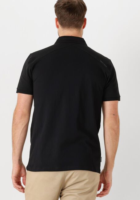 CAST IRON Polo SHORT SLEEVE POLO FINE PIQUE ESSENTIAL en noir - large