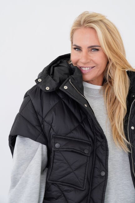 EST'SEVEN NARA CAPE Hauts & T-shirts en noir - large