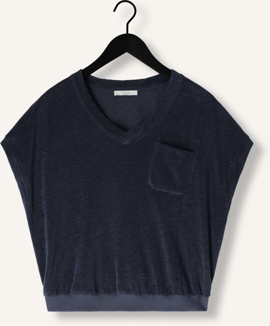 Donkerblauwe BY-BAR Top TYLER SLUB TOP Donkerblauwe BY-BAR Top TYLER SLUB TOP - large