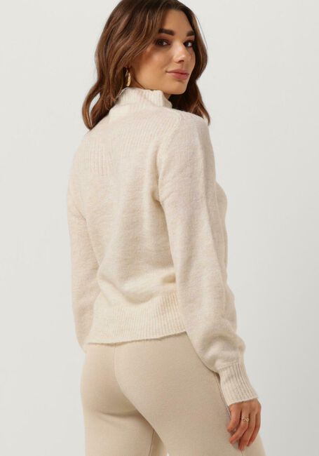 SELECTED FEMME Pull MALLY LS KNIT T-NECK CAMP B Blanc - large