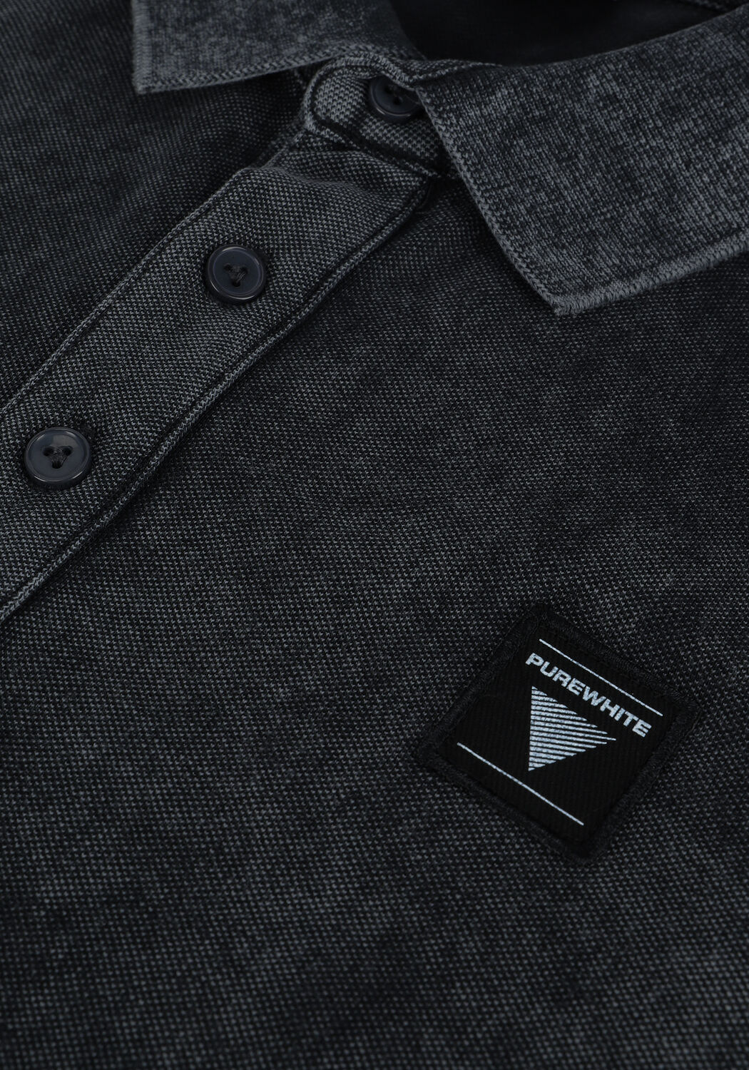 PUREWHITE Polo 22010103 en gris - large