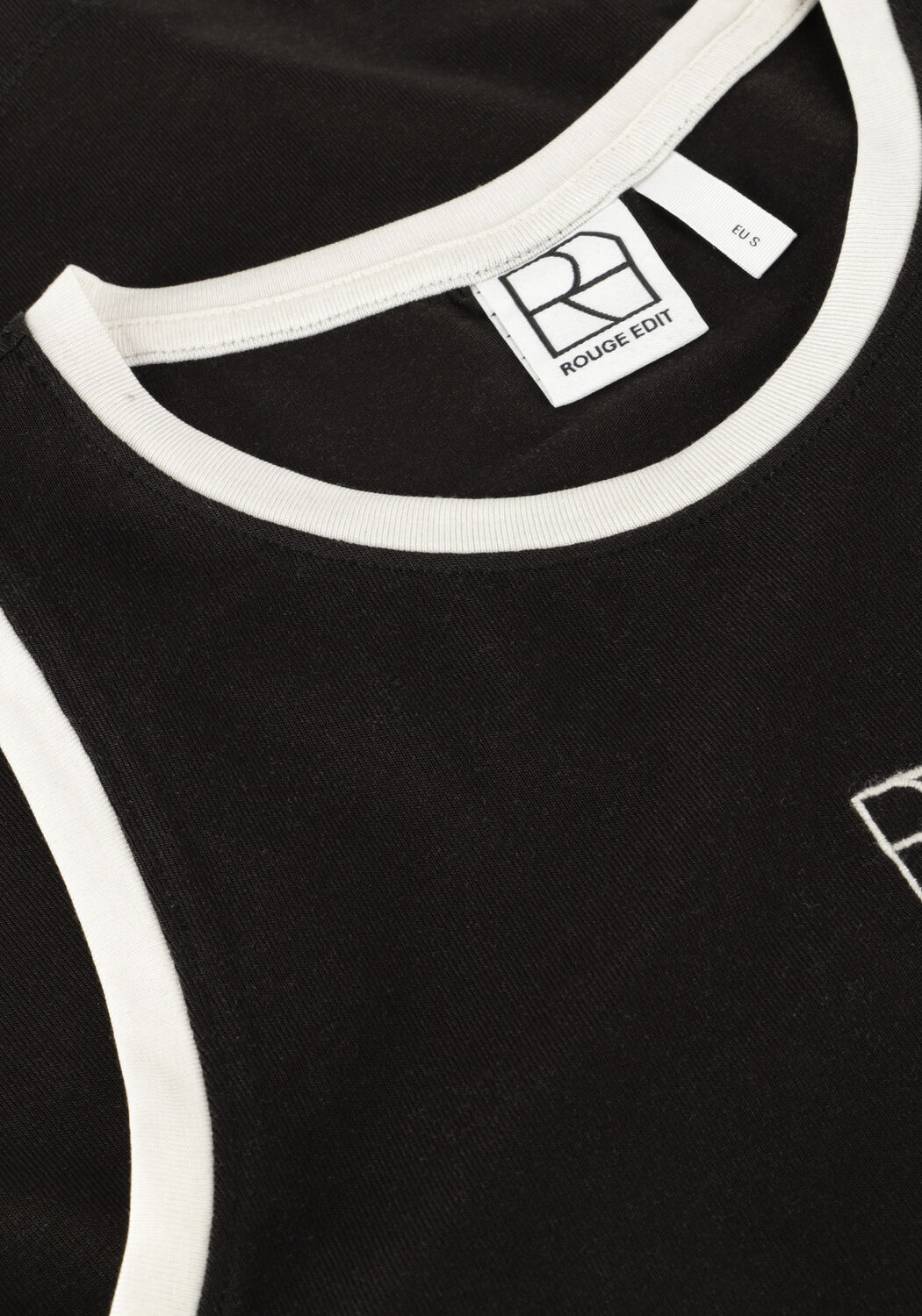 ROUGE EDIT Haut ROUESME S/L TANK TOP en noir - large