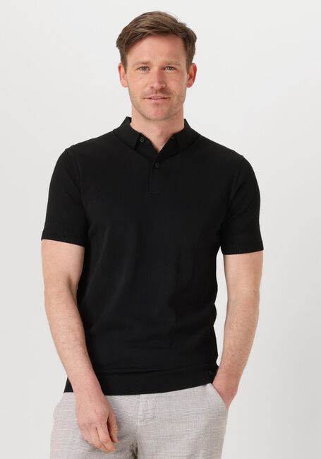 GENTI Polo POLO BUTTON SS K2046-1260 en noir - large