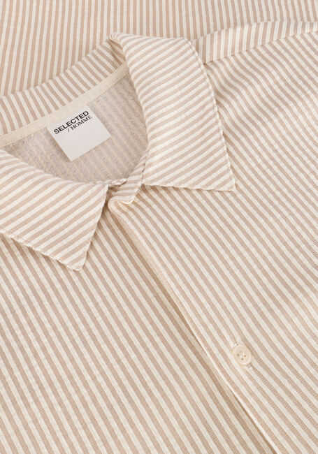Taupe SELECTED MEN Casual overhemd SLHRELAXBEN SEERSUCKER SS JERSEY SHIRT Taupe SELECTED MEN Casual overhemd SLHRELAXBEN SEERSUCKER SS JERSEY SHIRT - large