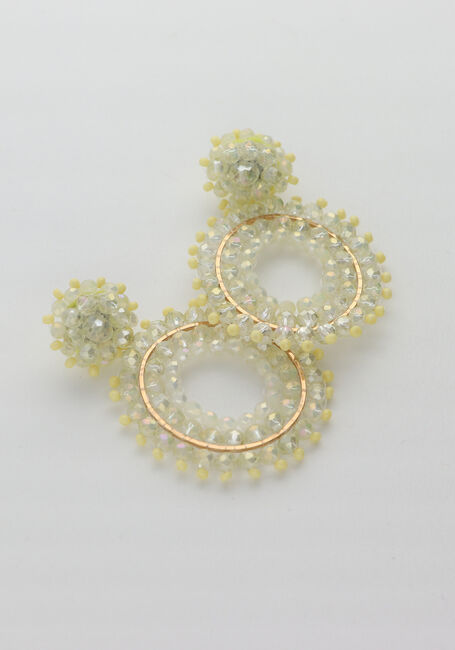 Creme PAULIE POCKET Sieraad LIVA EARRINGS - large