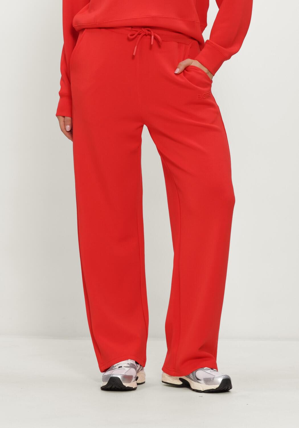 BJORN BORG Pantalon de jogging STUDIO SOFT SWEATPANTS en rouge - large