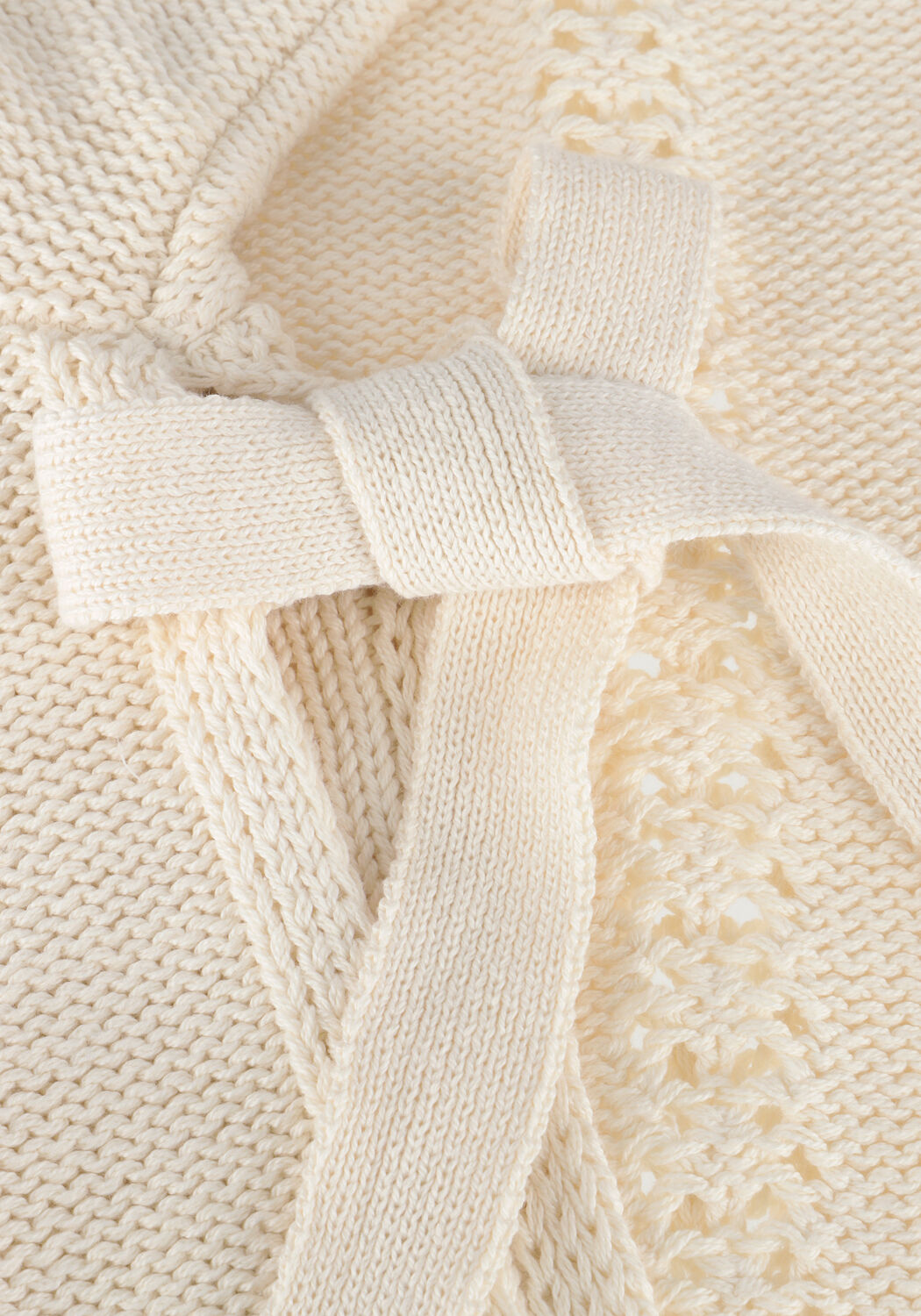 Y.A.S. Pull YASLAMINA SS KNIT TOP &Eacute;cru - large