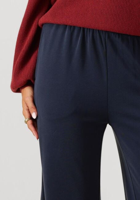 Donkerblauwe MSCH COPENHAGEN Wijde broek MSCHJAZLYN LYNETTE PANTS - large
