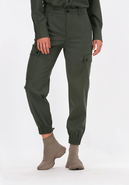DRYKORN Pantalon cargo FREIGHT en vert - large