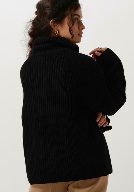SELECTED FEMME Col roulé SLFSEFIKA LS KNIT ROLLNECK en noir - large