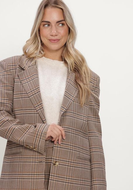 SIMPLE Blazer WV-PL-AC-CHECK-26-3 en beige - large