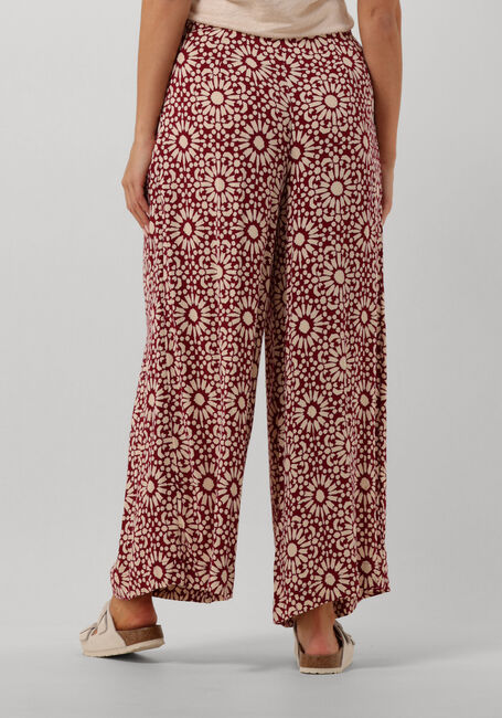 BY-BAR Pantalon large WANDA SUNFLOWER PANTS Bordeaux - large