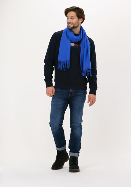 Blauwe TOMMY HILFIGER Sjaal UPTOWN WOOL SCARF - large