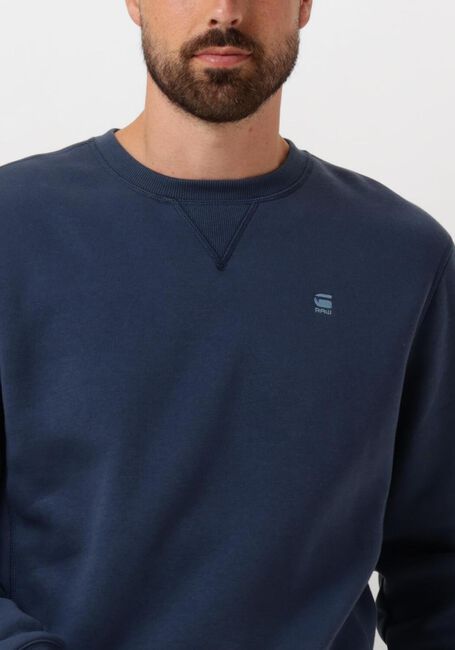 Blauwe G-STAR RAW Sweater PREMIUM CORE R SW L/S - large