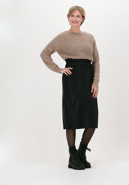 Zwarte KNIT-TED Midirok AMIRA SKIRT - large