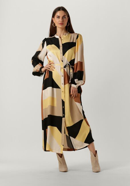 SUMMUM Robe midi DRESS GRAPHIC LINES en multicolore - large