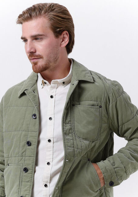 DSTREZZED Veste matelassé WORKER JACKET BABYCORD en vert - large