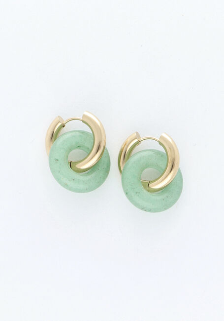 NOTRE-V Boucles d'oreilles OMSS23-031 en vert - large