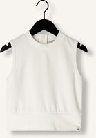 Gebroken wit INDIAN BLUE JEANS Top CROPPED SINGLET RIB ZIP Gebroken wit INDIAN BLUE JEANS Top CROPPED SINGLET RIB ZIP - medium