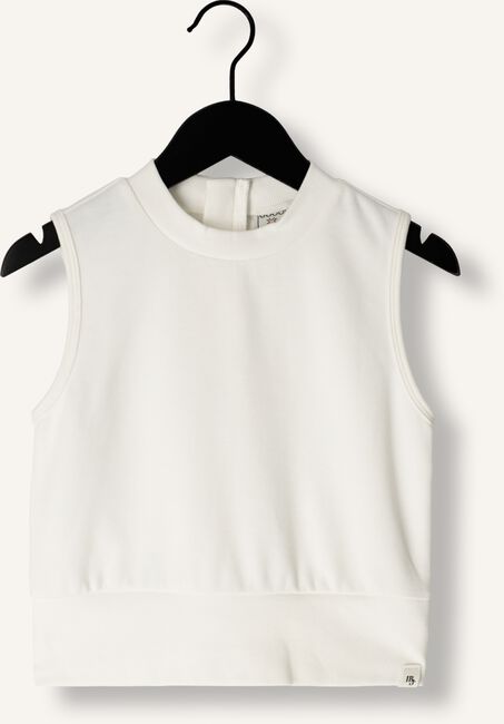 Gebroken wit INDIAN BLUE JEANS Top CROPPED SINGLET RIB ZIP Gebroken wit INDIAN BLUE JEANS Top CROPPED SINGLET RIB ZIP - large