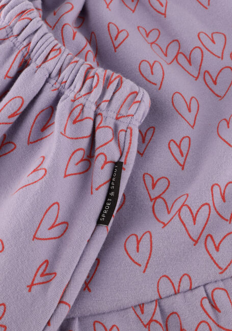 Sproet & Sprout Mini-jupe SKIRT RUFFLE HEARTS PRINT Lilas - large