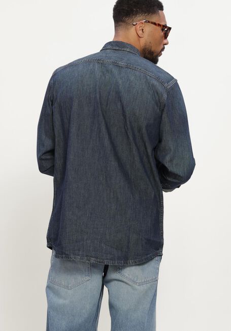 G-STAR RAW Chemise d&eacute;contract&eacute; REGULAR 1-PKT SHIRT L\S en bleu - large