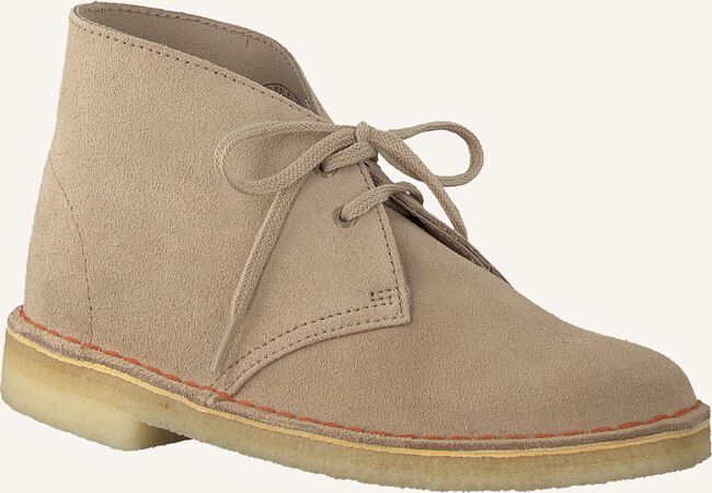 Beige CLARKS ORIGINALS  DESERT BOOT DAMES Beige CLARKS ORIGINALS  DESERT BOOT DAMES - large