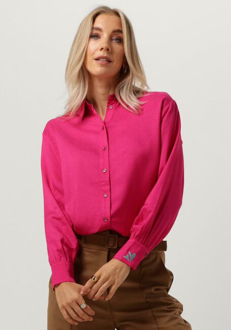 POM AMSTERDAM Blouse MILLY FIERY PINK en rose - large