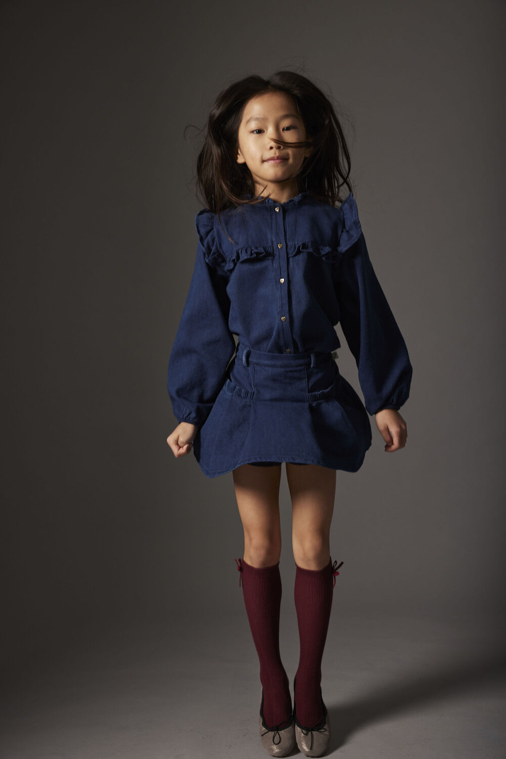 MY LITTLE COZMO NICOLEK288W5 Blouses Bleu fonc&eacute; - large