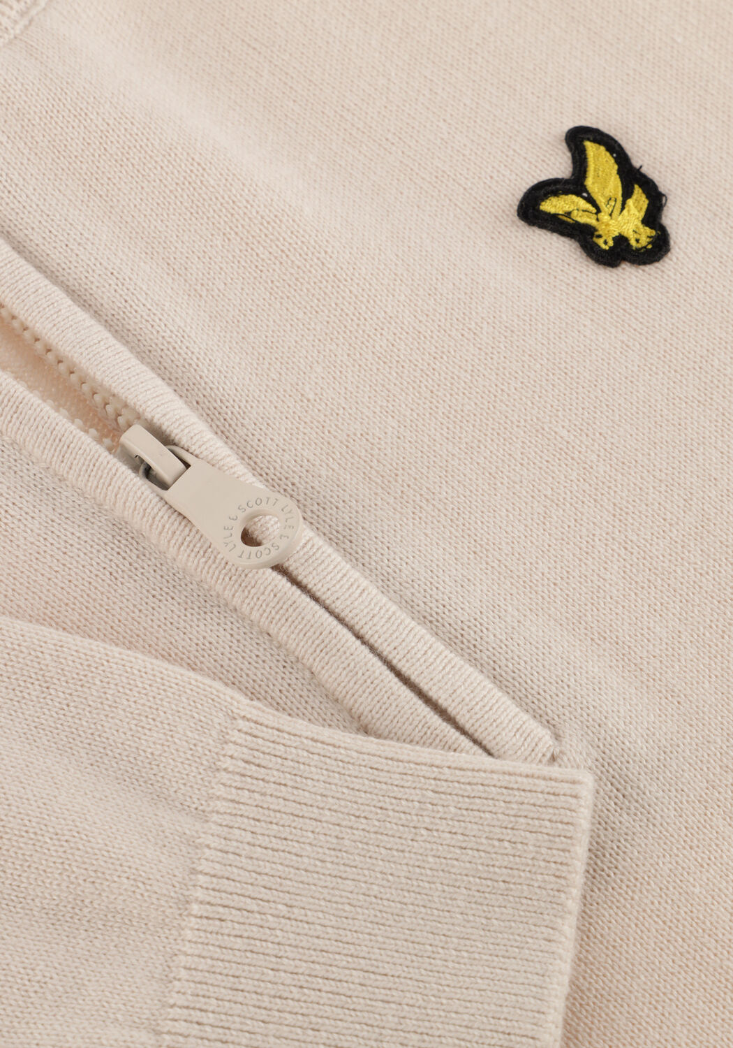 LYLE & SCOTT Pull 1/4 ZIP JUMPER Cr&egrave;me - large