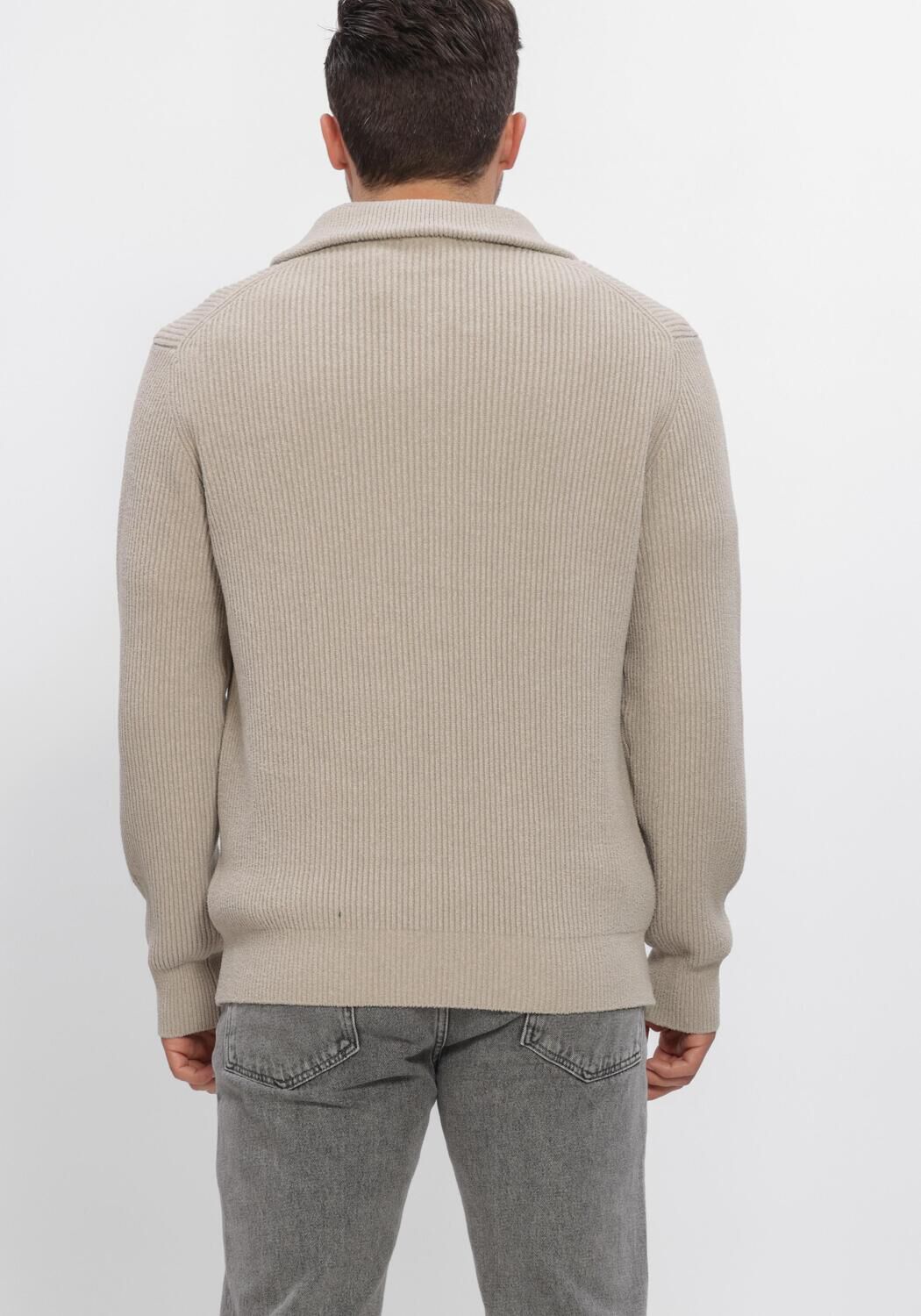 Beige DSTREZZED Trui DS_JOSIAH SKIPPER - large